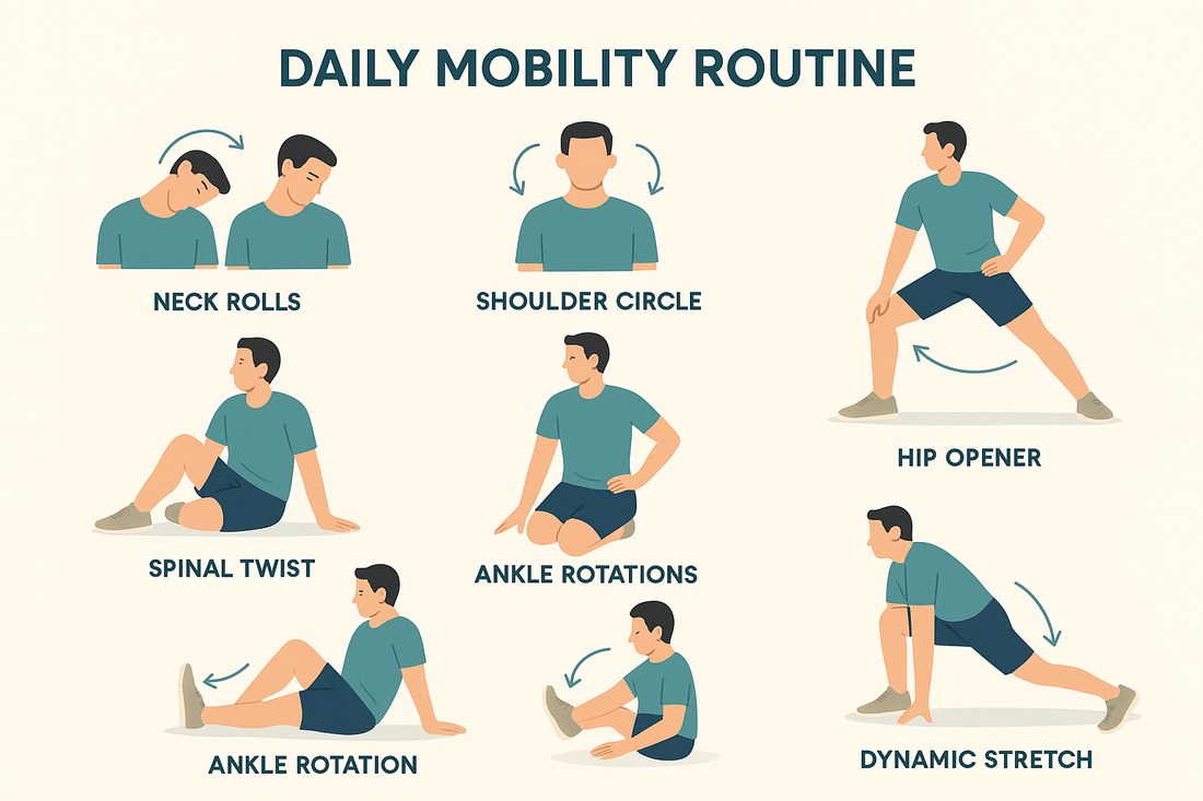 Gentle Mobility Routine Daily Mobility Routine with Odorless Relief – rejuvco